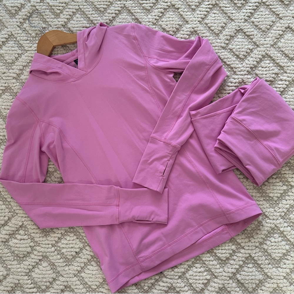 J. CrewWomen's lavender Pink Hoodie Top and leggings